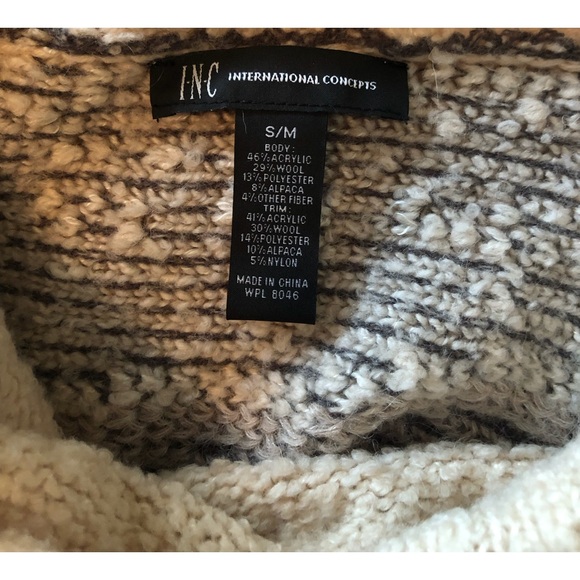 INC. brand sweater poncho - Picture 8 of 8
